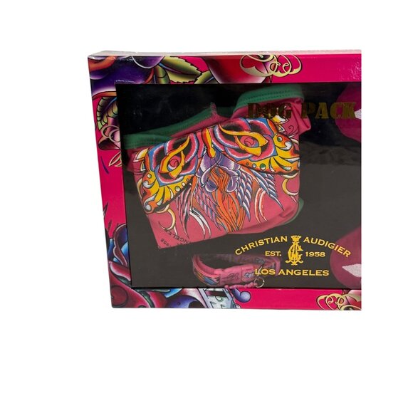 Christian Audigier Los Angeles Dog Pack Collar Dog Bone Shirt NIB - Picture 3 of 6